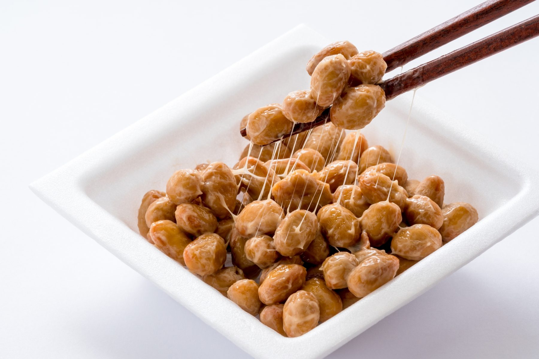 糸を引く納豆